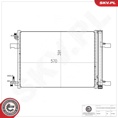 Condenseur, climatisation Opel ASTRA J · Opel ASTRA J Sports Tourer · Opel ZAFIRA TOURER C