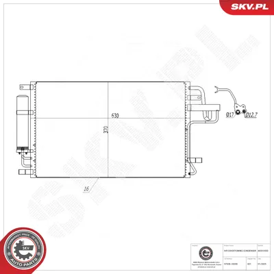 Condenseur, climatisation Hyundai TUCSON · Kia SPORTAGE II