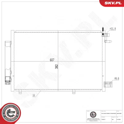 Condenseur, climatisation Ford FIESTA VI · Ford FIESTA VI Van