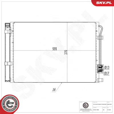 Condenseur, climatisation Hyundai i20 I · Hyundai ACCENT IV · Hyundai VELOSTER