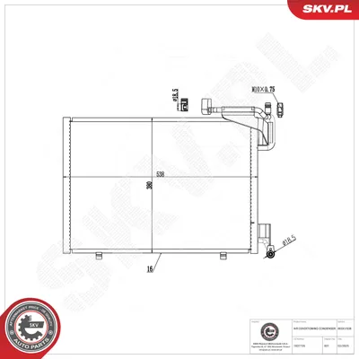 Condenseur, climatisation Ford ECOSPORT