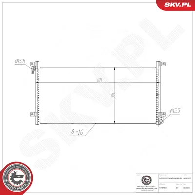 Condenseur, climatisation Iveco DAILY III Van · Iveco DAILY III Platform/Chassis