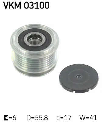 Poulie roue libre, alternateur Audi A3 · Audi TT · Audi TT Roadster