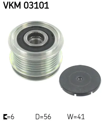 Poulie roue libre, alternateur Audi A3 · Seat CORDOBA · Seat TOLEDO I