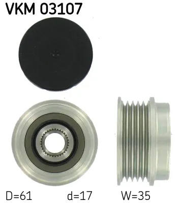 Poulie roue libre, alternateur Audi A4 B5 · Audi A6 C5 · Audi A6 C5 Avant