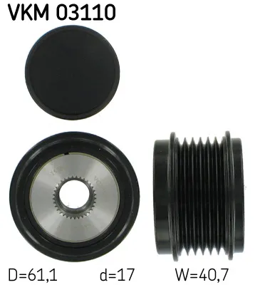 Poulie roue libre, alternateur Audi A8 D3 · Audi A5 · Audi A4 B8