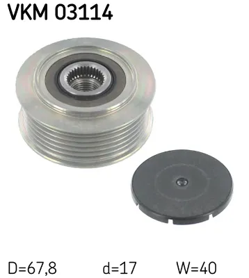Poulie roue libre, alternateur Volvo V70 I · Volvo S70 · Volvo S80 I