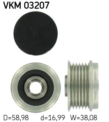 Poulie roue libre, alternateur Alfa Romeo MITO · Bmw 3 · Bmw 3 Touring