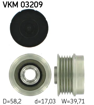 Poulie roue libre, alternateur Alfa Romeo MITO · Alfa Romeo GIULIETTA · Alfa Romeo GIULIETTA Hatchback Van