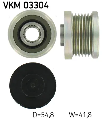 Poulie roue libre, alternateur Citroën C4 Coupe · Citroën C4 I · Citroën C4 PICASSO I MPV