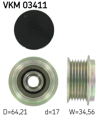 Poulie roue libre, alternateur Ford GALAXY II · Ford S-MAX · Ford MONDEO IV Saloon