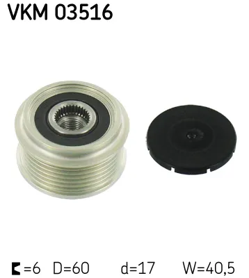 Poulie roue libre, alternateur Opel ASTRA J · Opel ASTRA J Sports Tourer · Opel ASTRA J GTC