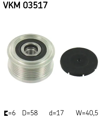 Poulie roue libre, alternateur Opel ASTRA J · Opel MERIVA B MPV · Opel ASTRA J Sports Tourer