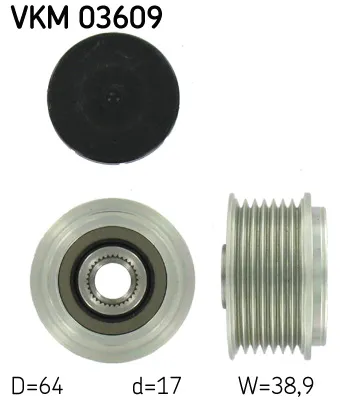 Poulie roue libre, alternateur Nissan TERRANO II · Nissan PATHFINDER II · Nissan PATROL GR V Wagon