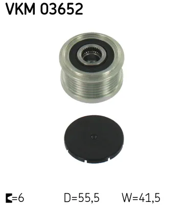 Poulie roue libre, alternateur Volvo S40 I · Volvo V40 Estate