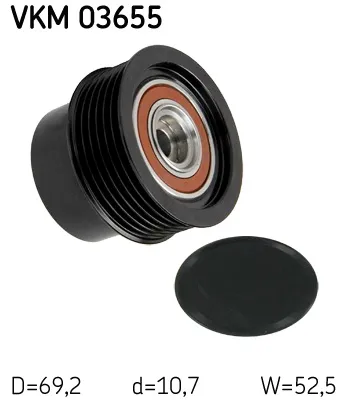 Poulie roue libre, alternateur Volvo XC90 I · Volvo S80 II · Volvo V70 III