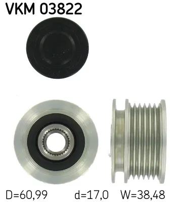 Poulie roue libre, alternateur Mercedes-Benz S-CLASS · Mercedes-Benz G-CLASS · Mercedes-Benz T1 Bus