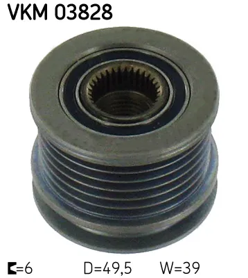 Poulie roue libre, alternateur Chrysler PT CRUISER · Mercedes-Benz C-CLASS · Mercedes-Benz SPRINTER 2-t Platform/Chassis