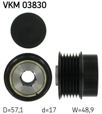 Poulie roue libre, alternateur Chrysler SEBRING Convertible · Chrysler SEBRING · Chrysler 200 Saloon