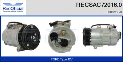 Compresseur, climatisation Ford FOCUS C-MAX · Volvo S40 II · Volvo V50
