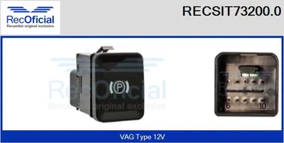 Interrupteur, commande de frein de stationnement Vw PASSAT B6 · Vw PASSAT B6 Variant · Vw PASSAT CC B6