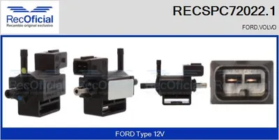 Transmetteur de pression, contrôle des gaz d'échappement Volvo V70 II · Volvo S60 I · Volvo S40 II