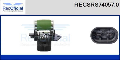 Prérésistance, moteur électrique (ventilateur de radiateu Fiat GRANDE PUNTO · Fiat BRAVO II · Fiat 500