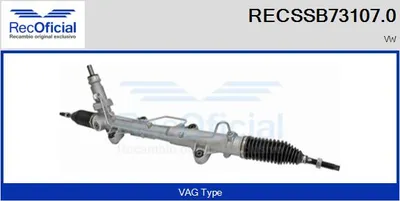 Crémaillère de direction Vw MULTIVAN T5 · Vw TRANSPORTER T5 Platform/Chassis (7JD, 7JE, 7JL, 7JY, 7JZ, 7F · Vw TRANSPORTER T5 Van