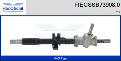 Crémaillère de direction Vw JETTA I · Vw SCIROCCO · Vw GOLF I Cabriolet