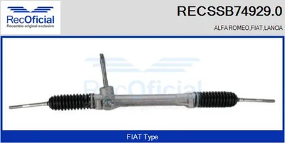 Crémaillère de direction Lancia YPSILON · Fiat PANDA · Fiat PANDA VAN