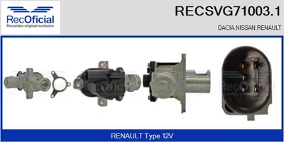 Vanne EGR Renault KANGOO · Renault CLIO II · Renault KANGOO Express