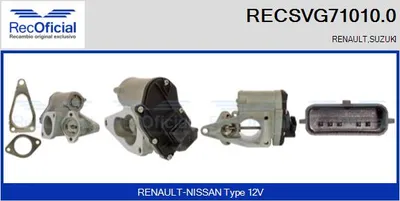 Vanne EGR Renault LAGUNA II · Renault LAGUNA II Grandtour · Renault MEGANE II