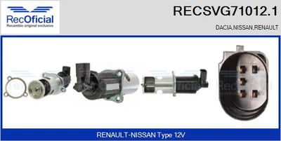 Vanne EGR Renault KANGOO · Renault CLIO II · Renault KANGOO Express