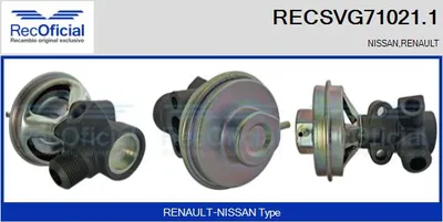 Vanne EGR Nissan ALMERA I Hatchback · Nissan ALMERA I · Nissan PRIMERA