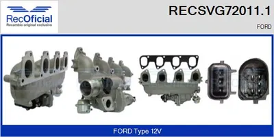 Vanne EGR Ford TOURNEO CONNECT · Ford TRANSIT CONNECT · Ford GALAXY II