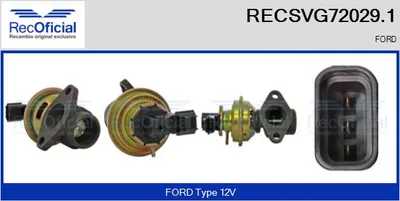 Vanne EGR Ford ESCORT IV · Ford ESCORT IV Turnier · Ford ESCORT V