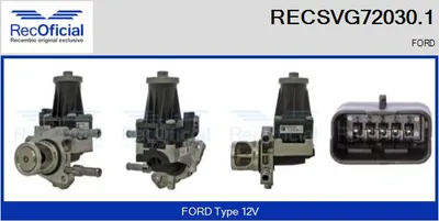 Vanne EGR Ford ECOSPORT · Ford TOURNEO CONNECT / GRAND TOURNEO CONNECT V408 MPV · Ford TOURNEO COURIER B460 MPV