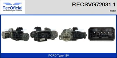 Vanne EGR Ford FIESTA VI · Ford FIESTA VI Van · Ford C-MAX II