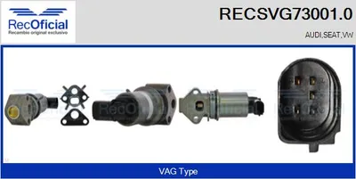 Vanne EGR Audi A3 · Vw GOLF IV · Vw GOLF IV Variant