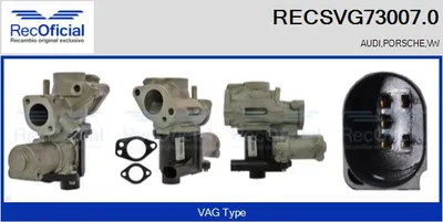 Vanne EGR Porsche CAYENNE · Vw TOUAREG · Audi Q7