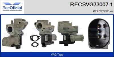 Vanne EGR Porsche CAYENNE · Vw TOUAREG · Audi Q7