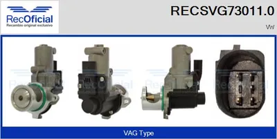 Vanne EGR Vw TRANSPORTER T5 Platform/Chassis (7JD, 7JE, 7JL, 7JY, 7JZ, 7F · Vw TRANSPORTER T5 Van · Vw TRANSPORTER T5 Bus