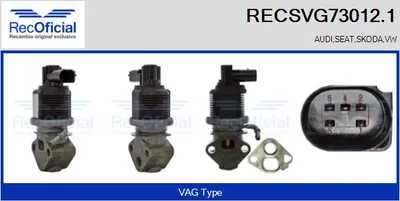 Vanne EGR Vw POLO III · Seat IBIZA II · Vw POLO III CLASSIC