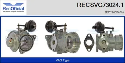 Vanne EGR Skoda FABIA I · Vw POLO IV · Seat IBIZA III