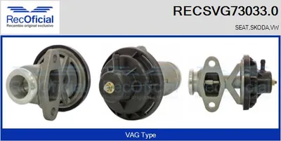 Vanne EGR Seat CORDOBA · Vw POLO III · Vw GOLF III