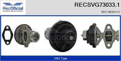 Vanne EGR Seat CORDOBA · Vw POLO III · Vw GOLF III