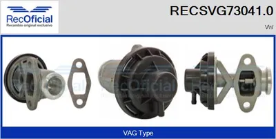Vanne EGR Vw GOLF V · Vw CADDY III Box Body/MPV · Vw CADDY III MPV