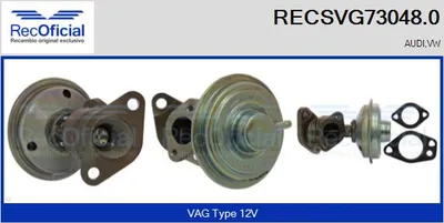 Vanne EGR Vw PHAETON · Vw TOUAREG · Audi A8 D3