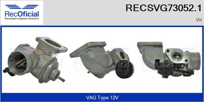 Vanne EGR Vw TRANSPORTER T4 Bus · Vw TRANSPORTER T4 Van · Vw TRANSPORTER T4 Platform/Chassis (70E, 70L, 70M, 7DE, 7DL, 7D