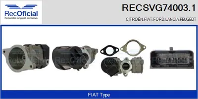Vanne EGR Peugeot 607 · Peugeot 307 · Peugeot 307 SW